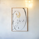 Teardrop II by Chris Paschke. shown as a paper print in a natural frame. Available as a archival giclee rolled canvas, fine art paper, or poster print. SKU 91425h.