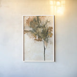 Textural Trees III by Chris Paschke. shown as a paper print in a white frame. Available as a archival giclee rolled canvas, fine art paper, or poster print. SKU 88340h.