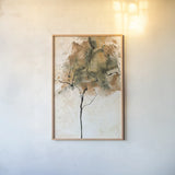 Textural Trees IV by Chris Paschke. shown as a paper print in a natural frame. Available as a archival giclee rolled canvas, fine art paper, or poster print. SKU 88341h.
