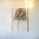 Textural Trees IV by Chris Paschke. shown as a paper print in a white frame. Available as a archival giclee rolled canvas, fine art paper, or poster print. SKU 88341h.