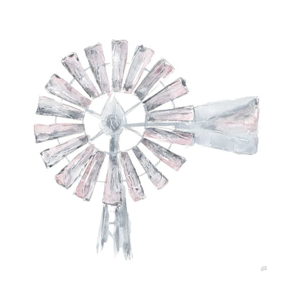 Textural Windmill I by Chris Paschke. SKU 76334a. Archival Giclee Fine art print for wall decor.