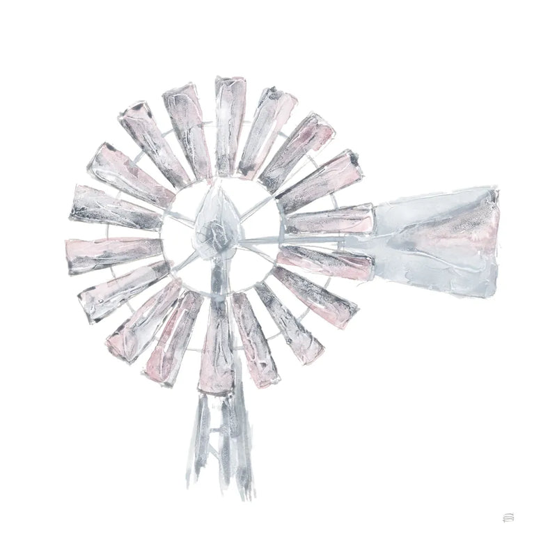 Textural Windmill I by Chris Paschke. SKU 76334a. Archival Giclee Fine art print for wall decor.
