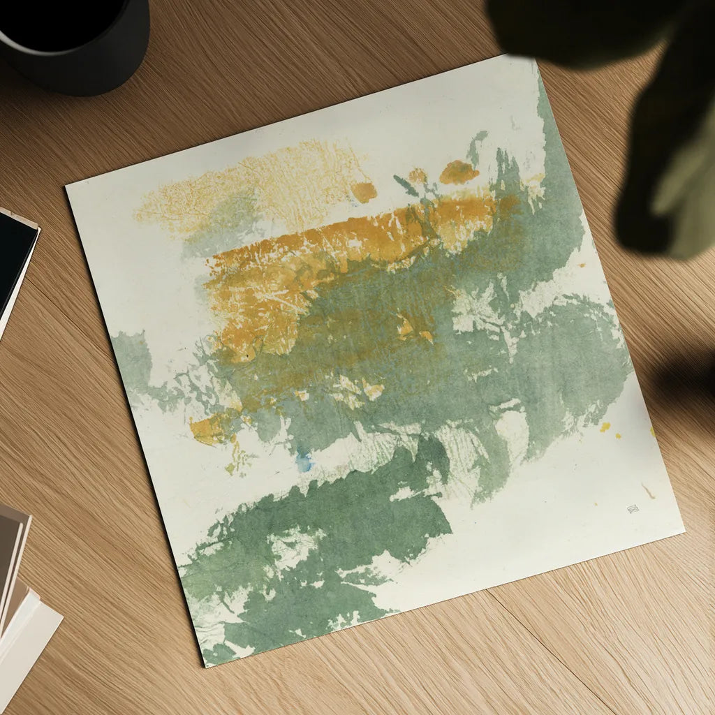 Textured Gold II by Chris Paschke. Shown as a detailed flat fine art print, highlighting archival giclee quality. Available as an archival giclee rolled canvas, fine art paper, or poster print. SKU 37170a.