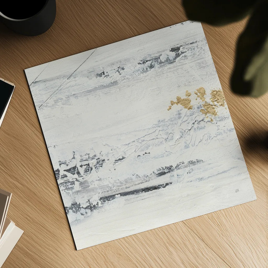 Textured Gold III by Chris Paschke. Shown as a detailed flat fine art print, highlighting archival giclee quality. Available as an archival giclee rolled canvas, fine art paper, or poster print. SKU 92175a.