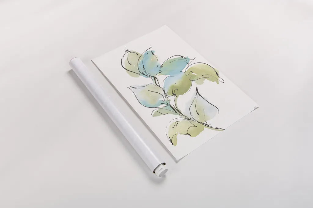 Textured Leaves I by Chris Paschke. shown as a rolled paper print. Available as archival giclee rolled canvas, fine art paper, or poster print. SKU 90857h.