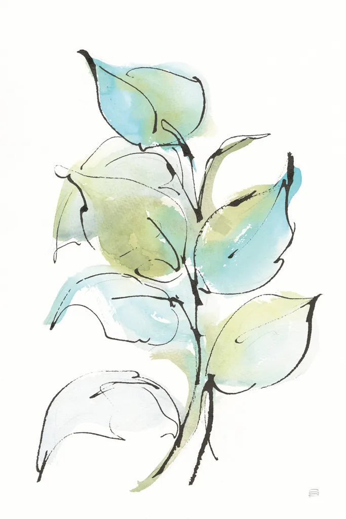 Textured Leaves II by Chris Paschke. SKU 90858h. Archival Giclee Fine art print for wall decor.