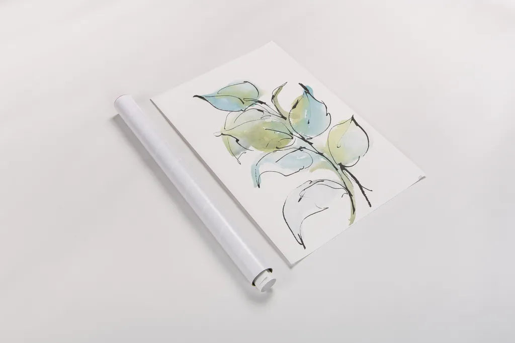 Textured Leaves II by Chris Paschke. shown as a rolled paper print. Available as archival giclee rolled canvas, fine art paper, or poster print. SKU 90858h.