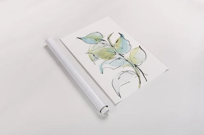 Textured Leaves II by Chris Paschke. shown as a rolled paper print. Available as archival giclee rolled canvas, fine art paper, or poster print. SKU 90858h.