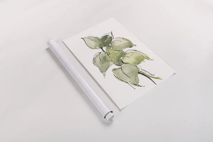 Textured Leaves III by Chris Paschke. shown as a rolled paper print. Available as archival giclee rolled canvas, fine art paper, or poster print. SKU 90859h.