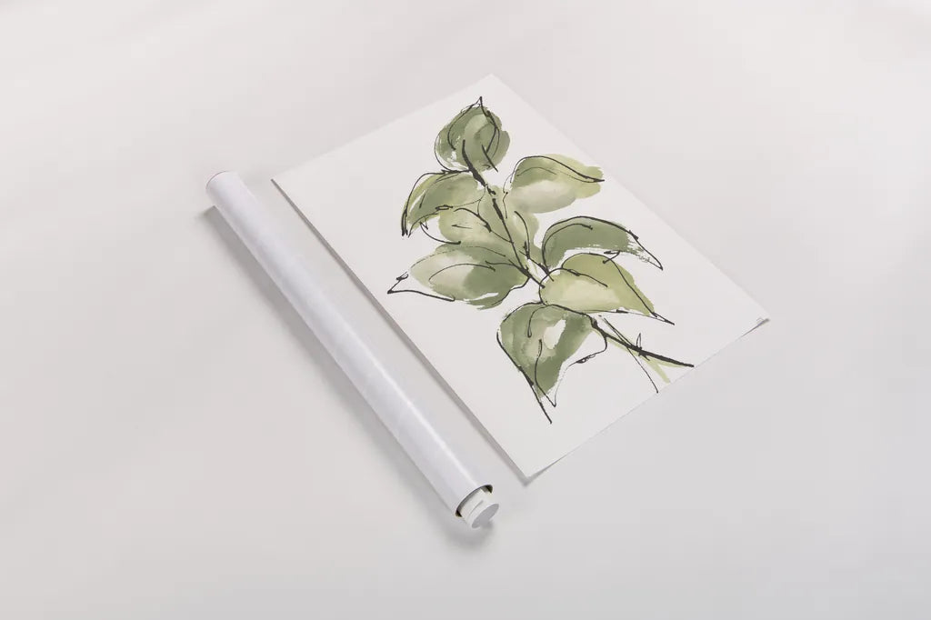 Textured Leaves IV by Chris Paschke. shown as a rolled paper print. Available as archival giclee rolled canvas, fine art paper, or poster print. SKU 90860h.