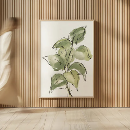 Textured Leaves IV by Chris Paschke. shown as over sized large wall art. Available as an archival giclee rolled canvas, fine art paper, or poster print. SKU 90860h.