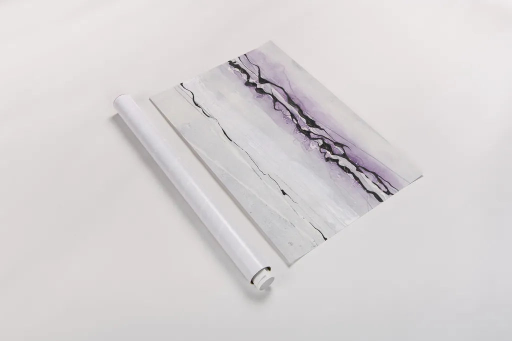 Textured Midnight Plum by Chris Paschke. shown as a rolled paper print. Available as archival giclee rolled canvas, fine art paper, or poster print. SKU 90864i.