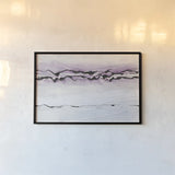 Textured Midnight Plum by Chris Paschke. shown as a paper print in a black flame. Available as a archival giclee rolled canvas, fine art paper, or poster print. SKU 90864i.