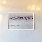 Textured Midnight Plum by Chris Paschke. shown as a paper print in a white frame. Available as a archival giclee rolled canvas, fine art paper, or poster print. SKU 90864i.