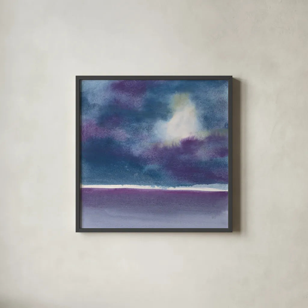 The Clouds I by Chris Paschke. Shown in a sleek black glass frame for a contemporary gallery look. Available as an archival giclee rolled canvas, fine art paper, or poster print. SKU 24074a.