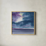 The Clouds II by Chris Paschke. Shown in a natural wood glass frame for a timeless modern aesthetic. Available as an archival giclee rolled canvas, fine art paper, or poster print. SKU 24075a.