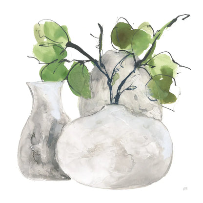 Three Vases III by Chris Paschke. SKU 75147a. Archival Giclee Fine art print for wall decor.