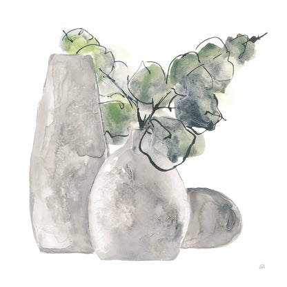 Three Vases IV by Chris Paschke. SKU 75148a. Archival Giclee Fine art print for wall decor.