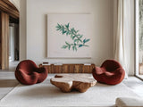 Thyme by Chris Paschke. Shown as extra-large giant wall art in a modern living room. Available as an archival giclee rolled canvas, fine art paper, or poster print. SKU 27532a.