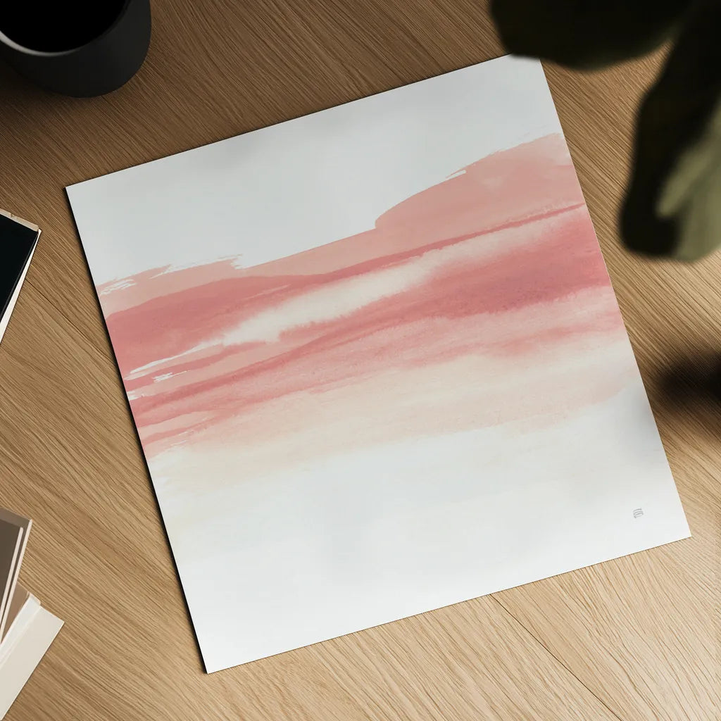 Tint Cantaloupe I by Chris Paschke. Shown as a detailed flat fine art print, highlighting archival giclee quality. Available as an archival giclee rolled canvas, fine art paper, or poster print. SKU 68175a.