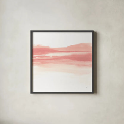 Tint Cantaloupe I by Chris Paschke. Shown in a sleek black glass frame for a contemporary gallery look. Available as an archival giclee rolled canvas, fine art paper, or poster print. SKU 68175a.