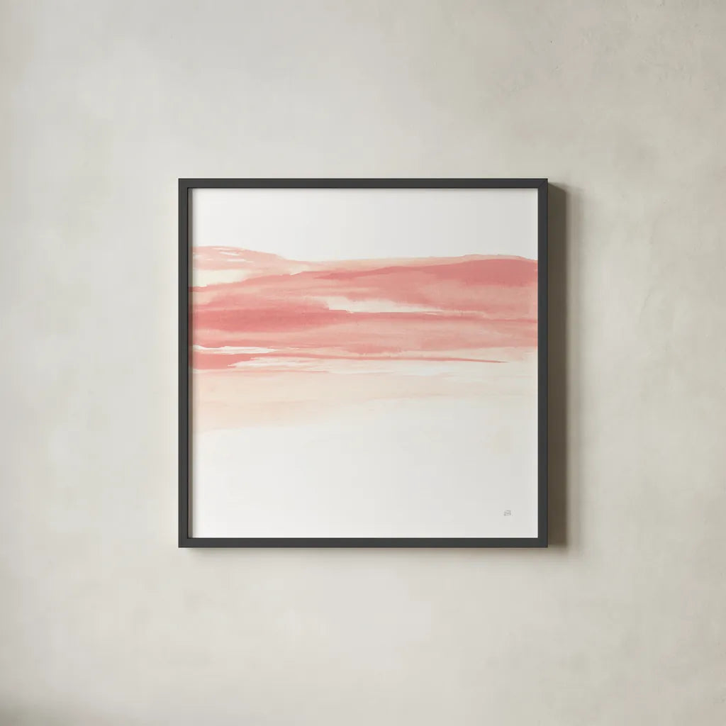 Tint Cantaloupe II by Chris Paschke. Shown in a sleek black glass frame for a contemporary gallery look. Available as an archival giclee rolled canvas, fine art paper, or poster print. SKU 68176a.