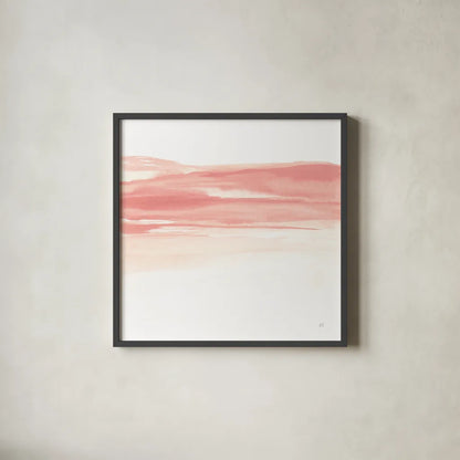 Tint Cantaloupe II by Chris Paschke. Shown in a sleek black glass frame for a contemporary gallery look. Available as an archival giclee rolled canvas, fine art paper, or poster print. SKU 68176a.