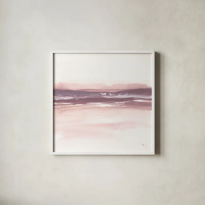 Tint Cassis I by Chris Paschke. Shown in a crisp white glass frame for a clean and minimalist style. Available as an archival giclee rolled canvas, fine art paper, or poster print. SKU 68173a.