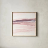 Tint Cassis II by Chris Paschke. Shown in a natural wood glass frame for a timeless modern aesthetic. Available as an archival giclee rolled canvas, fine art paper, or poster print. SKU 68174a.