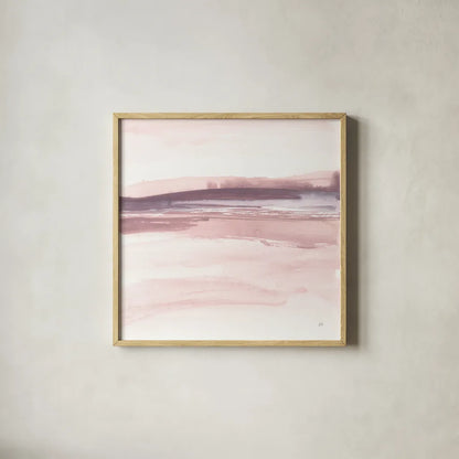 Tint Cassis II by Chris Paschke. Shown in a natural wood glass frame for a timeless modern aesthetic. Available as an archival giclee rolled canvas, fine art paper, or poster print. SKU 68174a.