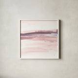 Tint Cassis II by Chris Paschke. Shown in a crisp white glass frame for a clean and minimalist style. Available as an archival giclee rolled canvas, fine art paper, or poster print. SKU 68174a.