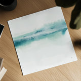 Tint Mint I by Chris Paschke. Shown as a detailed flat fine art print, highlighting archival giclee quality. Available as an archival giclee rolled canvas, fine art paper, or poster print. SKU 68169a.