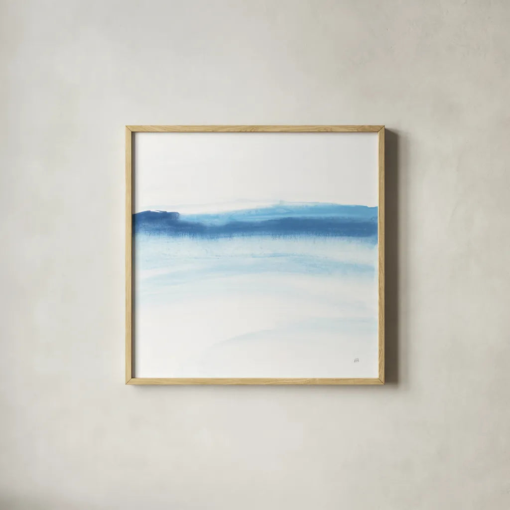 Tint Purist II by Chris Paschke. Shown in a natural wood glass frame for a timeless modern aesthetic. Available as an archival giclee rolled canvas, fine art paper, or poster print. SKU 68172a.