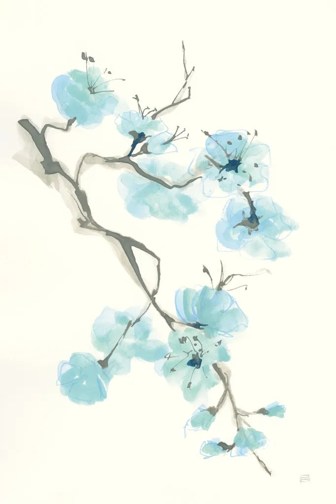 Tinted Branch I by Chris Paschke. SKU 55071h. Archival Giclee Fine art print for wall decor.