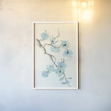 Tinted Branch I by Chris Paschke. shown as a paper print in a white frame. Available as a archival giclee rolled canvas, fine art paper, or poster print. SKU 55071h.