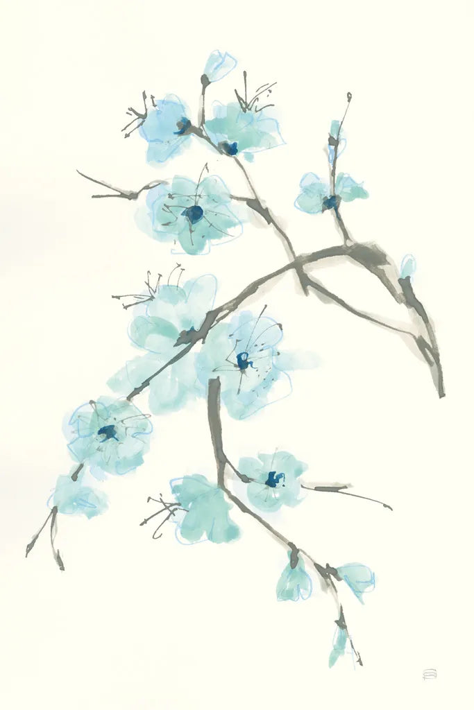 Tinted Branch II by Chris Paschke. SKU 55072h. Archival Giclee Fine art print for wall decor.