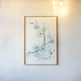 Tinted Branch III by Chris Paschke. shown as a paper print in a natural frame. Available as a archival giclee rolled canvas, fine art paper, or poster print. SKU 55073h.