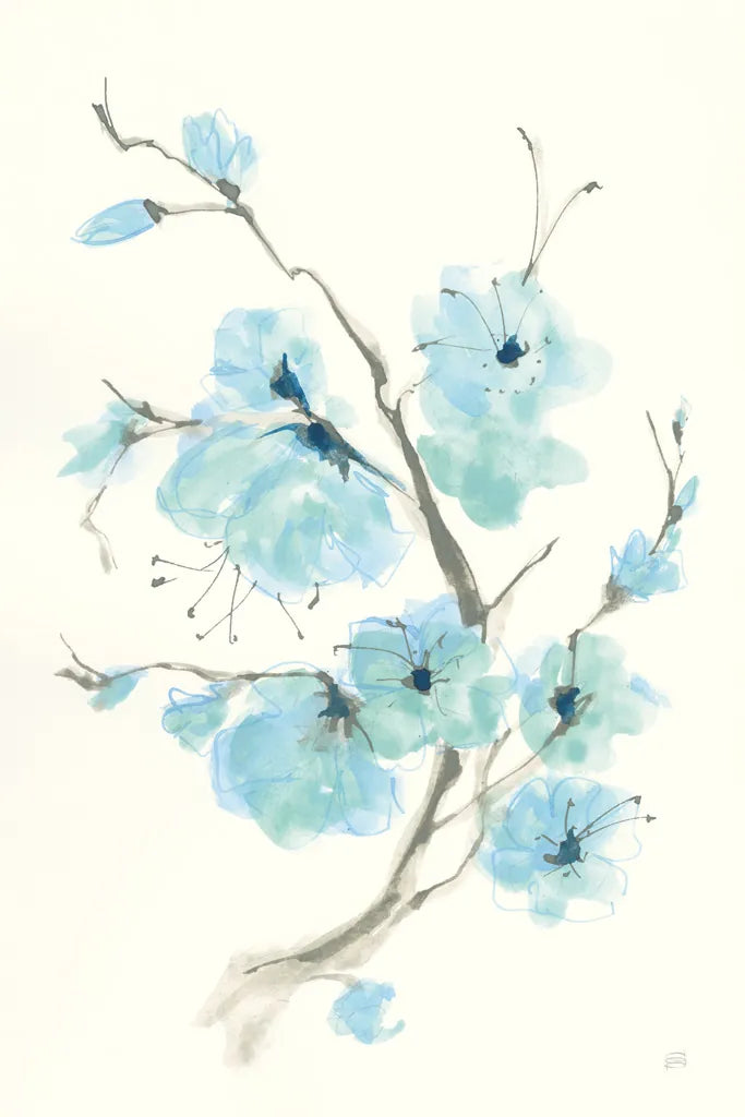 Tinted Branch IV by Chris Paschke. SKU 55074h. Archival Giclee Fine art print for wall decor.