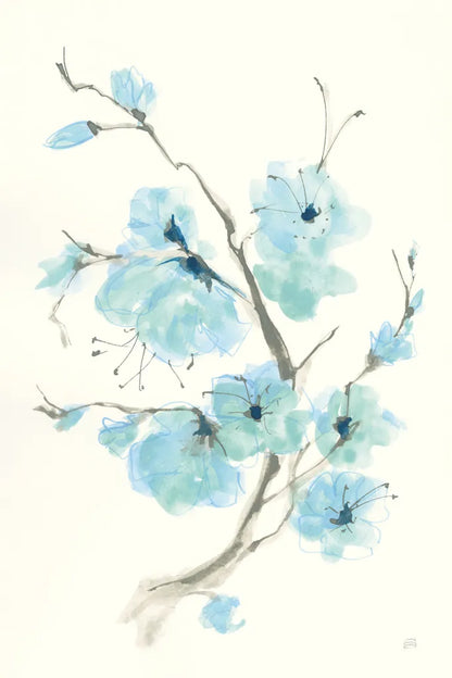 Tinted Branch IV by Chris Paschke. SKU 55074h. Archival Giclee Fine art print for wall decor.