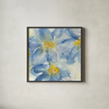 Tinted Clematis I by Chris Paschke. Shown in a sleek black glass frame for a contemporary gallery look. Available as an archival giclee rolled canvas, fine art paper, or poster print. SKU 47269a.