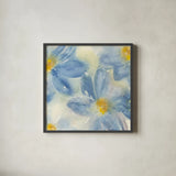 Tinted Clematis II by Chris Paschke. Shown in a sleek black glass frame for a contemporary gallery look. Available as an archival giclee rolled canvas, fine art paper, or poster print. SKU 47270a.