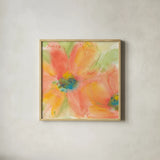 Tinted Cosmos I by Chris Paschke. Shown in a natural wood glass frame for a timeless modern aesthetic. Available as an archival giclee rolled canvas, fine art paper, or poster print. SKU 50255a.