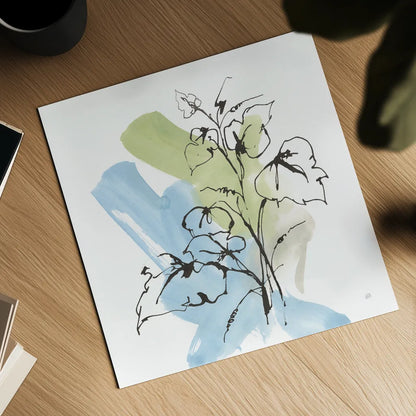 Tinted Ivy I by Chris Paschke. Shown as a detailed flat fine art print, highlighting archival giclee quality. Available as an archival giclee rolled canvas, fine art paper, or poster print. SKU 85777a.