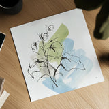 Tinted Ivy II by Chris Paschke. Shown as a detailed flat fine art print, highlighting archival giclee quality. Available as an archival giclee rolled canvas, fine art paper, or poster print. SKU 85778a.