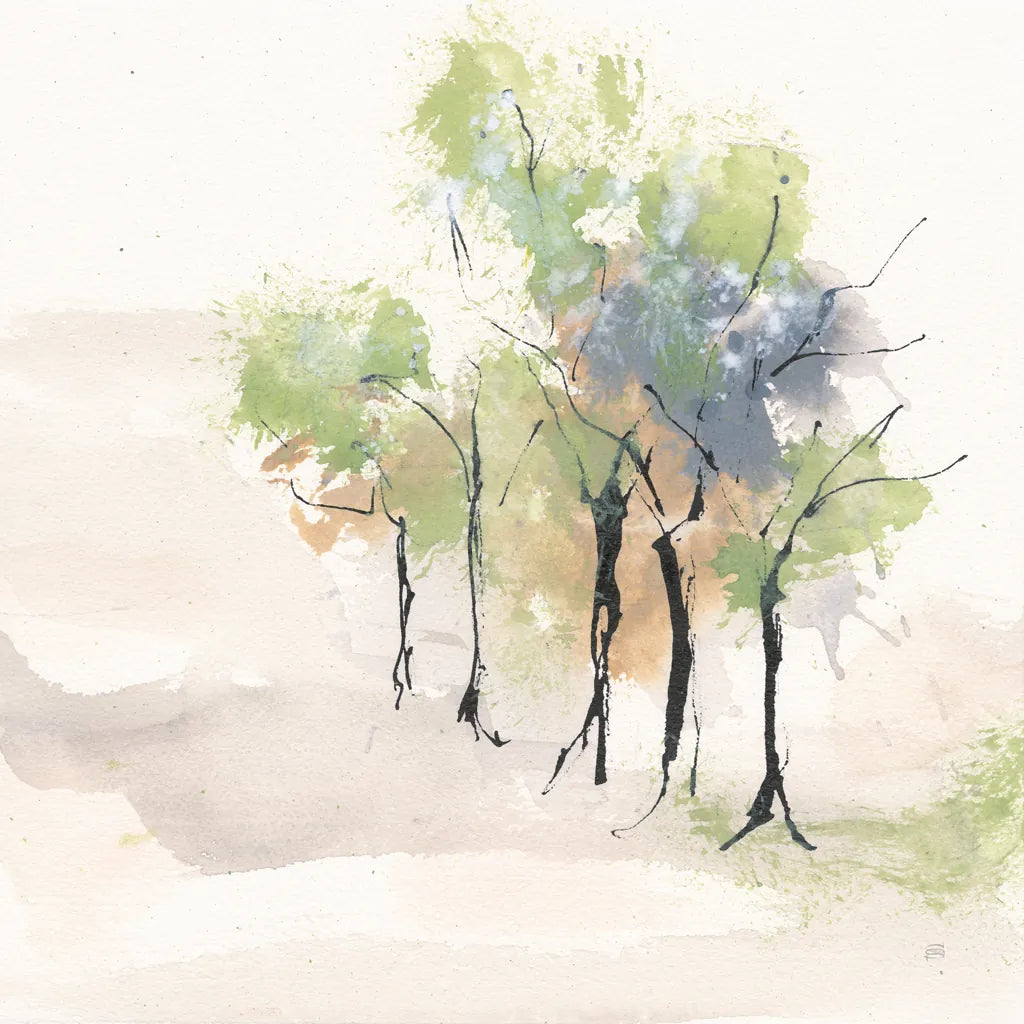 Tinted Treescape II by Chris Paschke. SKU 89506a. Archival Giclee Fine art print for wall decor.