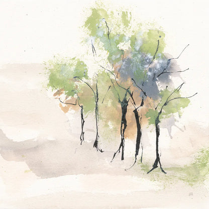 Tinted Treescape II by Chris Paschke. SKU 89506a. Archival Giclee Fine art print for wall decor.