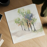Tinted Treescape II by Chris Paschke. Shown as a detailed flat fine art print, highlighting archival giclee quality. Available as an archival giclee rolled canvas, fine art paper, or poster print. SKU 89506a.