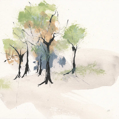 Tinted Treescape IV by Chris Paschke. SKU 89508a. Archival Giclee Fine art print for wall decor.