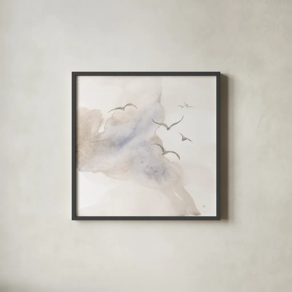 Together II by Chris Paschke. Shown in a sleek black glass frame for a contemporary gallery look. Available as an archival giclee rolled canvas, fine art paper, or poster print. SKU 95443a.