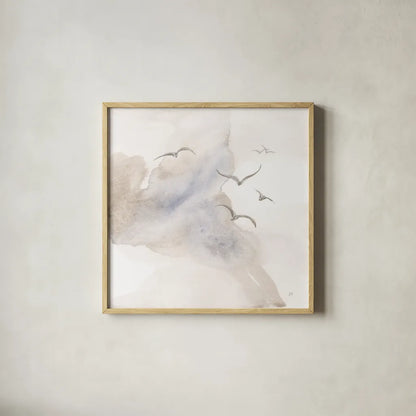 Together II by Chris Paschke. Shown in a natural wood glass frame for a timeless modern aesthetic. Available as an archival giclee rolled canvas, fine art paper, or poster print. SKU 95443a.